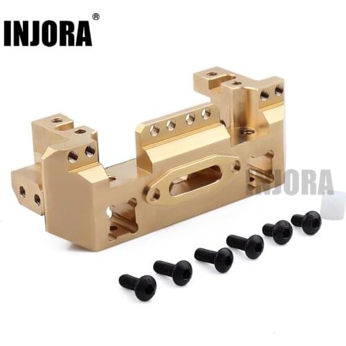 INJORA Metal Brass Front Servo Stand for 1/10 RC Crawler Car Traxxas TRX4 TRX-4 TRX-6 Upgrade Parts