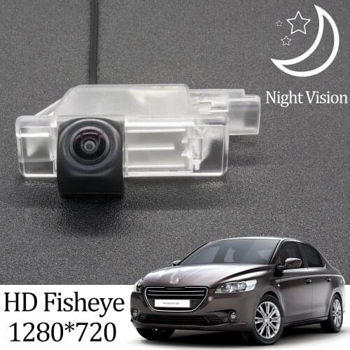 Owtosin HD 1280*720 Fisheye Rear View Camera For Peugeot 301/For Citroen C-Elysee 2012-2019 Car Vehicle Parking Accessories