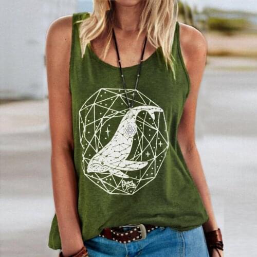 Animal Printing Tank Top WomenS Casual Fashion Loose Sleeveless Vest Streetwear Summer Woman O-Neck Tshirt Tee Female Clothes