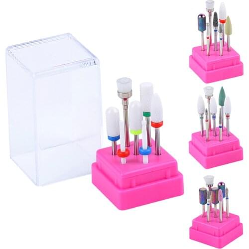 7 Pcs Cutters for Manicure Tungsten Carbide Nail Drill Bit Set Milling Cutters for manicure Nail Art Pedicure Tools Accessories
