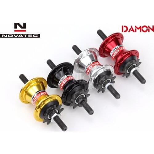 Original Novatec F316SBT 9T 20 Hole Folding Bike Rear Hubs Single Speed 2 Sealed Bearings Bicycle Hub With Hub Nuts 80mm