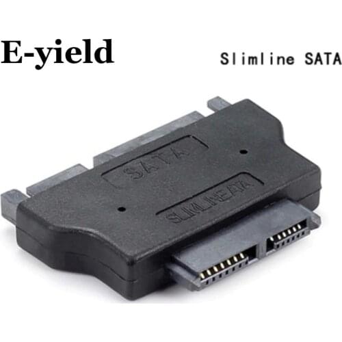 Slimline SATA Adapter Serial ATA 7+15 22pin Male to Slim 7+6 13pin Female Adapter