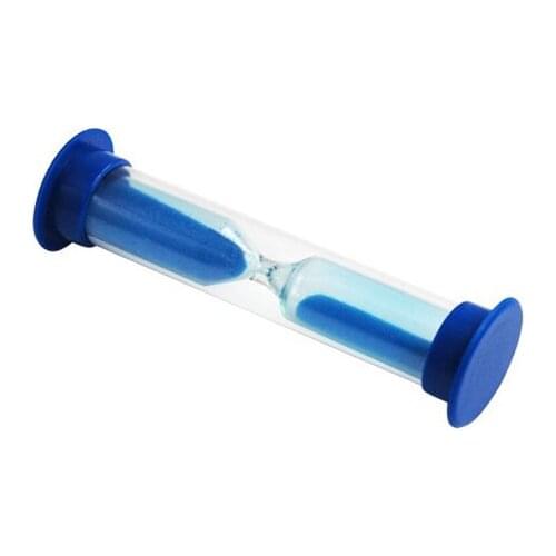 Sand Timer Childrens Kids Toothbrush 2 Mins Egg Timer, Blue