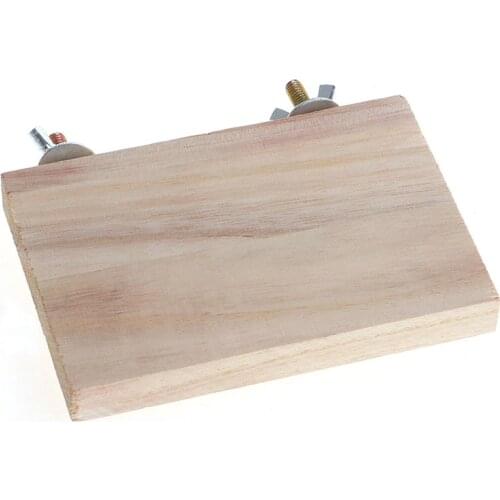 Pet Bird Parrot Chew Toy Wood Hanging Swing Cages Birdcage Parakeet Cockatiel