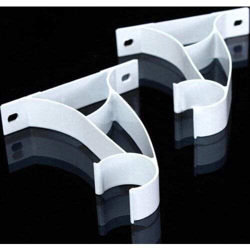 Useful 2pcs Curtain poles metal curtain rod pole drapery bracket holder fit drape rods.25mm new arrival