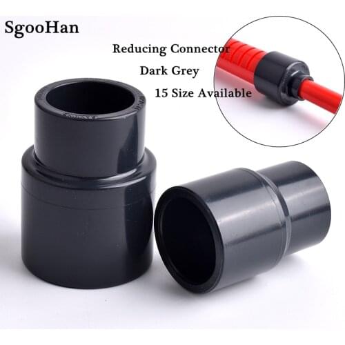 25~40 To 20~32mm UPVC Pipe Reducing Connector Irrigation System Hydroponics Frame Aquarium Fish Tank Elbow Socket Joint