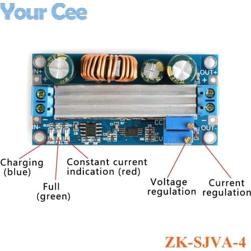 Adjustable Automatic Buck-Boost Module Constant Voltage Constant Current High Power Step Up Step Down Power Supply Module SS56