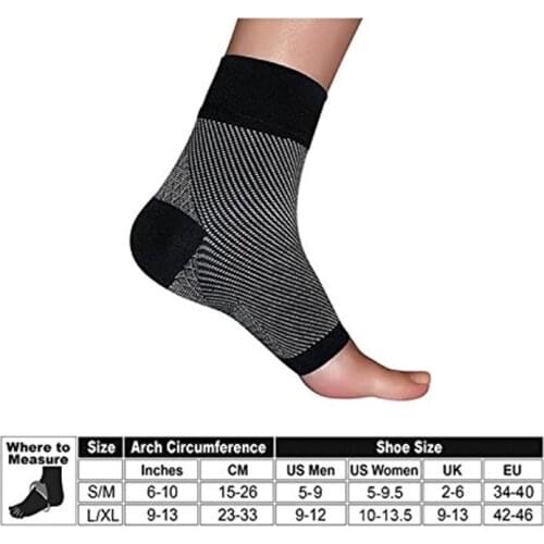 David angie Unisex Men Women Toeless Plantar Fasciitis Compression Socks Hell Arch Pain Relief Ankle Foot Support Sleeve,1Y56180