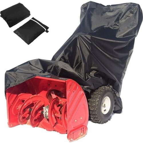 47"x40"x32" Universal Durable snow blower cover Polyester Fabric Snow Thrower protector windproof anti UV Covers Black