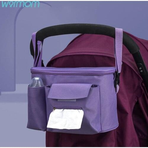 Warmom Baby Stroller Organizer Bag Diaper Nappy Bag Waterproof Storage Bottle Mummy Bag Large Capacity Wheelchairs Accessories
