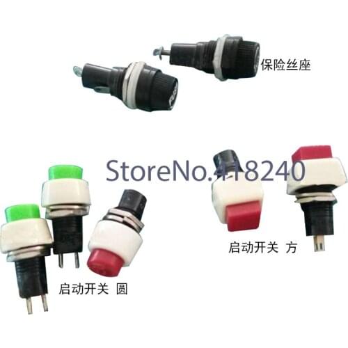 Computer Embroidery Machine Parts Micro Switch Elements Fuse Holder Square Round