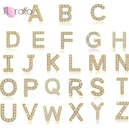 925 Sterling Silver Ear Needle Letter Stud Earrings for Women Crystal 26 Initial Letter Earrings Personality Name Gift Jewelry