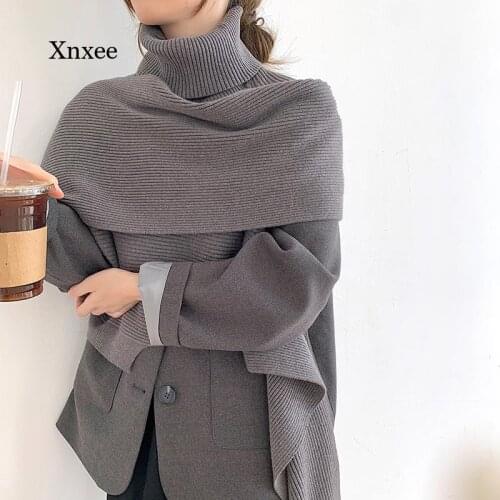 Women Sweater Crop Top Fall Winter Knitted Turtleneck Basic Long Sleeve Women Pullover Shirts for Women Irregular Type Sweaters