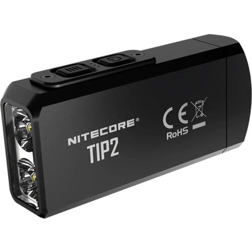 100% Original Mini Light NITECORE TIP2 CREE XP-G3 S3 720 lumen USB Rechargeable Keychain Flashlight with Battery