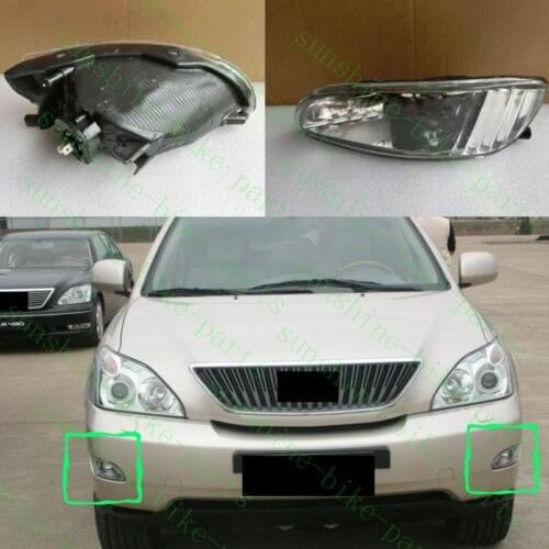 Fit For Lexus RX300 RX330 RX350 2003-2008 HARRIER Front Fog Lamp Bumper Lights 2pcs