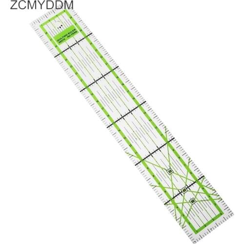 ZCMYDDM Acrylic Quilting Ruler with Grid Lines Patchwork Ruler for Needlework Stitching DIY Tailor Yardstick Sewing Accessories