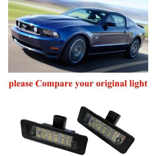 Car Accessories Special Car License Plate Lamp For Ford Mustang 2010-2014 automotive goods car products