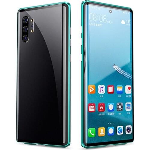 Phone Case for Samsung S21 S21Plus S21Ultra Series Magnetic Adsorption Phone Cover Double-sided All-inclusive Metal Glass Shell