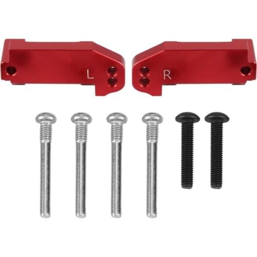 Metal Front Caster Block Upgrade Parts Set for 1/10 Traxxas 2WD Slash Rustler Stampede Bandit Nitro Slash