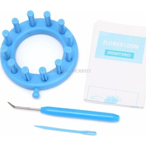 For Hat Scarves Make EMBELLISHMENTS Loom Set Knitter Knitting Flower Loom Kit MAY208 Dropshipping