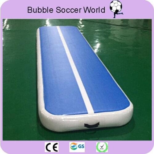 Inflatable Air Tumble Track Fitness Gym Mat for Yugo taekwondo 4*1*0.1m Air Inflatable Gym Track Home use Electric Air Pump