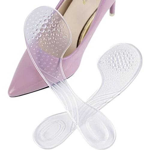 Invisible Seven-point Pad, High-heeled GEL Half-size Pad, Transparent Particles To Relieve Pressure, Non-slip And Shock-absorbin