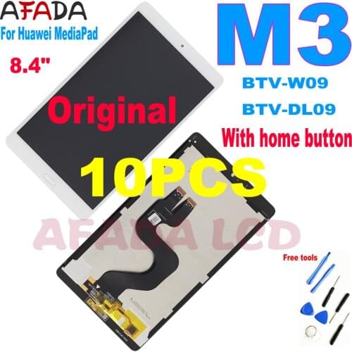10PCS Original 8.4" Lcd For Huawei MediaPad M3 BTV-W09 BTV-DL09 Lcd Display Touch Screen Digitizer Assembly for MediaPad M3 LCD