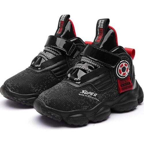 Autumn Winter Trainers Boys Basketball Shoes For Children Kids Girls Skidproof Jogging Sneakers