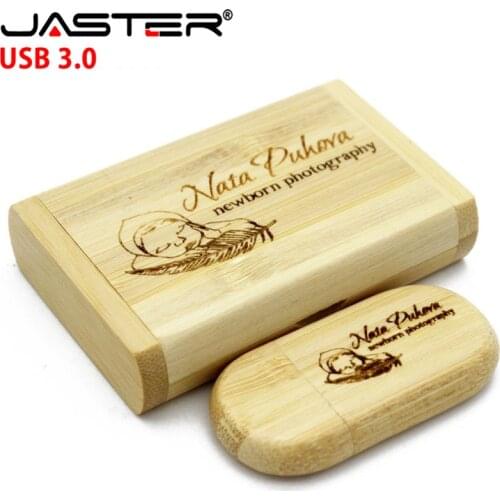 Oval Wooden USB 3.0 Flash Drive 4GB 8GB 16GB 32GB 64GB 128GB Free Custom LOGO Pen Drives Photography Gifts Memory Stick U Disk