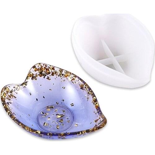 DIY Heart Shaped Dish Bowl Plate Casting Silicone Mould Crafts Decoration Jewelry Making Tools Crystal Epoxy Resin Mold