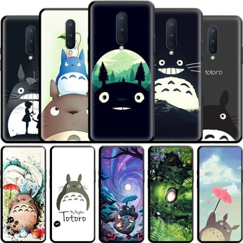Totoro Phone Case For OnePlus Nord N100 N10 8 8T 7 7T Pro 5G Z Funda silicone Cover Coque Sotf Shell Capa