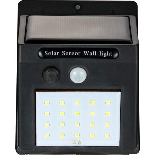 Solar Light Solar Powered 20 Led Garden Lighting Solar Outdoor Lamp With Motion Sensor Wireless Waterproof Garden Fence Garage