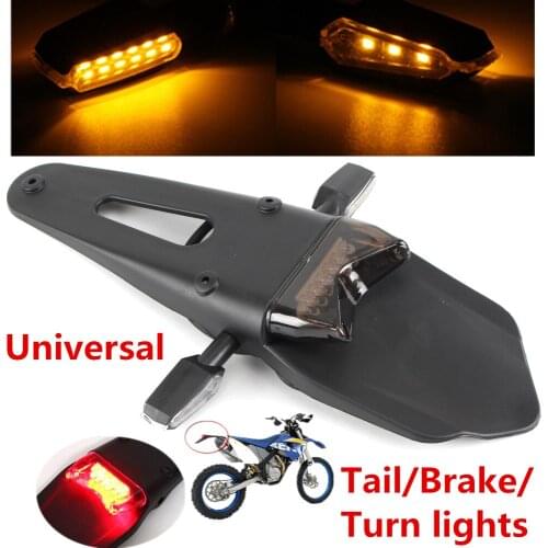 Motorcycle Bracket Holder Withtail Light For Sport Waterproof Universal