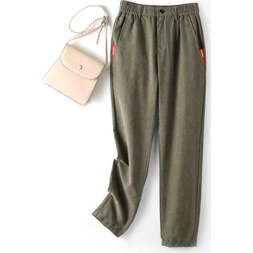 Plus Size Mom Straight Pants Summer High Waist Solid Cargo Pants For Women Pockets Loose Casual Trousers Oversized Bottoms P132