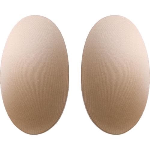 1 Pair Shoulder Pads Soft Push Up Foam Cushions Unisex Enhancer Padded Mat for Clothing Self Adhesive Shoulder Decompression Pad