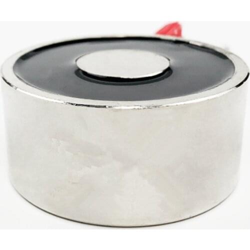 1pc Holding Magnets Solenoid DC 12V 24V Electromagnet P65(65mm Dia. 30 60mm Height) P70(70mm Dia. 10mm Height) 20KG 80KG 100KG