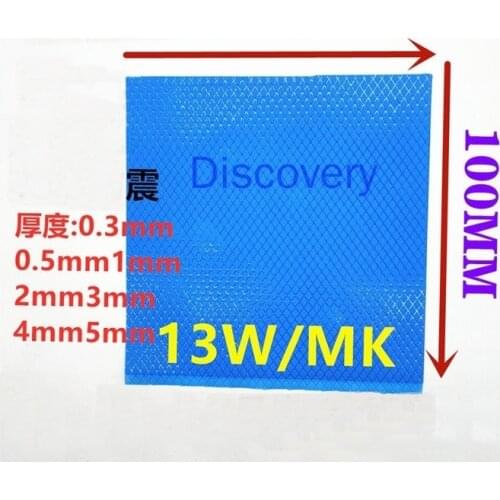 13W 3M Double-Sided Adhesive High Thermal Conductivity Silicone Gasket Graphics Card Hard Disk CPU Heat Dissipation