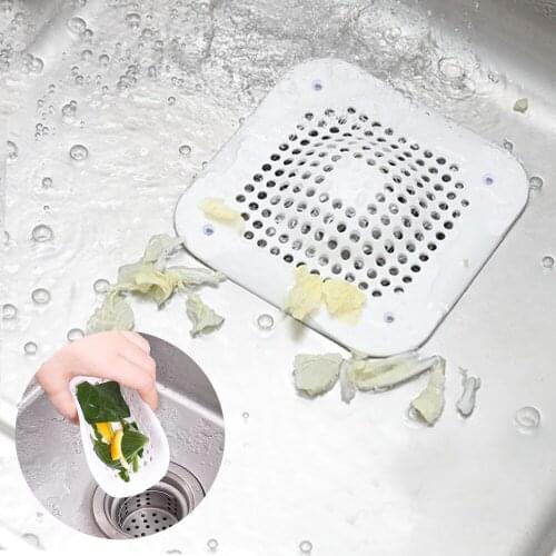 2Pcs High Quality Kitchen Sink Filter Hair Catcher Stopper Shower Drain Strainer Waste Plug Anti Clogging Bathroom Accessories