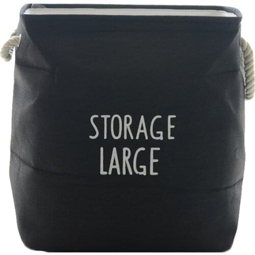 3PCS / LOT Storage Organizer Toy Hamper Thicken Large Capacity Laundry Basket Square Laundry Barrel