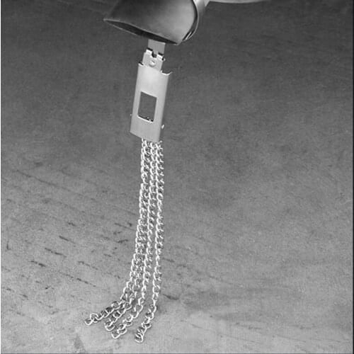 Car Anti-static Alloy Strip Grounding Chain Eliminate Static Electricity Parts Y98C