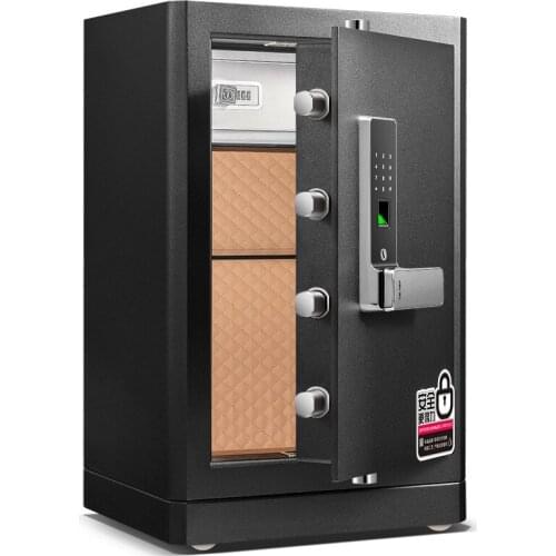 Safe home fingerprint password electronic office anti-theft all steel in-wall 72cm safe