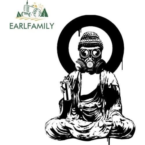 EARLFAMILY 13cm x 9.1cm for Graffiti Is My Religion Car Stickers Fashion Vinyl Decal Motocycle Helmet Surfboard Decoration