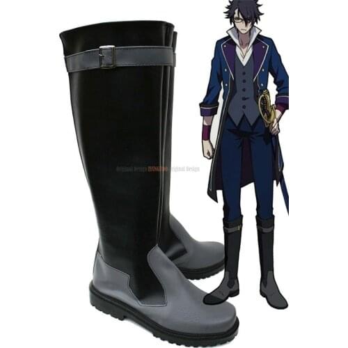 Fushimi Saruhiko Shoes Cosplay Anime K Project Fushimi Saruhiko Cosplay Boots Shoes Custom Made