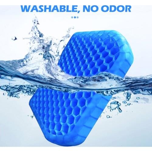 Flexible Fishing Seat Cushion Waterproof Massage Chair Cushion Rubber Thickening Carpet Pain Breathable Pad Equipment X683B