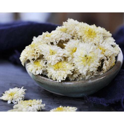 Huang Shan White Tribute Chrysanthemum Scented Tea Green Food For Health Care Lose Weight