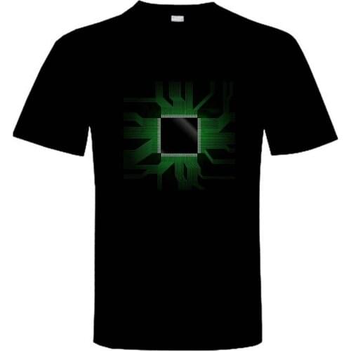 Cpu T-Shirt - Gaming Crowd Gamer Nerd I.T. Computer Techie It Motherboard Geek 2019 Fashion Brand MenS Tops Street Wear T-Shirt