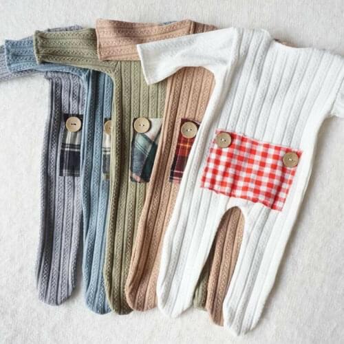 Newborn Infant Baby Boys Girls Footies Jumpsuit Long Sleeve Cotton Jumpsuit Baby Clothes Unisex Spring Autumn Outfits 0-12M