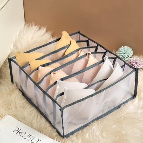 Underwear Bra Socks Panty Storage Boxes Cabinet Organizers Wardrobe Closet Home Organization Drawer Divider Dormitory Save Space