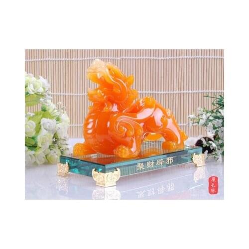 Mythical wild animal Put on a piece of property to build a town house handicraft move high home decoration