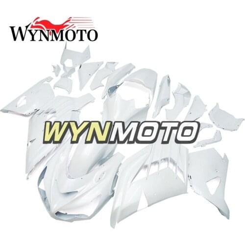 Full ABS Plastic Injection White Pearl Motorcycle Fairings For ZX 14R ZZ R1400 Year 2012 2013 2014 2015 Cowlings